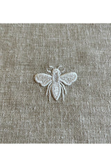 Embroidered Filament Basic Cotton Linen Cushion Cover