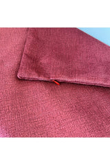 Velvet Cushion Cover with Linen Look and Digital Print