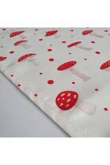 Cute Red Mushroom Patterned Runner