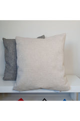 Luxury Jacquard Woven Cushion Cover Ecru