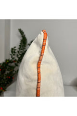 Plaid Applique Embroidery Pumpkin Corduroy Cushion Cover