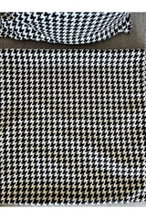 Digitally Printed Houndstooth Patterned Cushion Cover