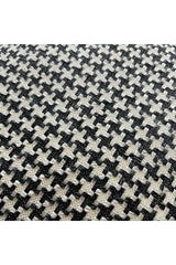 Yarn Dyed Houndstooth Jacquard Woven Cushion Cover