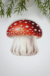 Mantar Form Sonbahar Temalı Nakışlı Kumaş Kokteyl Peçetesi 1 Adet