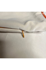 Plaid Applique Embroidery Pumpkin Corduroy Cushion Cover