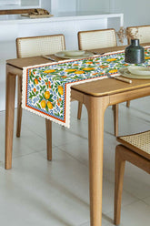 Limoncello Color Framed Digitally Printed Laser Cut Runner