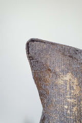 Metallic Textured Dark Corduroy Cushion Cover 43x43cm