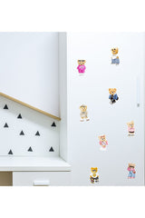 Cool Teddy Bears Sticker Set of 8 Stickers