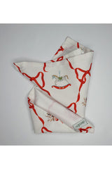 New Year's Concept Bow and Gift Object Patterned Oven Cover