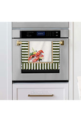Decorative Edge Lobster Design Laser Cut Oven Cover