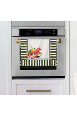 Decorative Edge Lobster Design Laser Cut Oven Cover