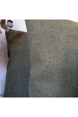 Double Boucle Fabric Cushion Cover Dark Green