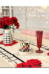 Runner Modern Rose Touch Patterned Digital Panel Printed Runner