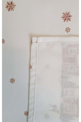 Runner Christmas Houses Snow Themed Patterned Digital Print