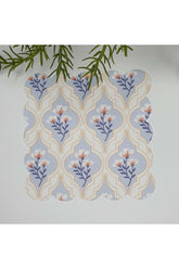 Pastel Dekoratif Çiçek Tasarım Lazer Kesim Kumaş Kokteyl Peçetesi 1 Adet