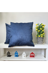 Pastel Gray Thai Feather Velvet Cushion Cover