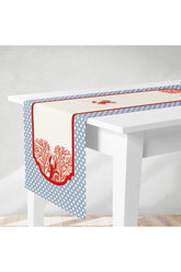 Runner Minimalist Art Line Plant Hazeran Pattern Digital Print