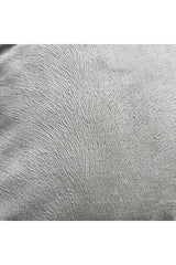 Pastel Gray Thai Feather Velvet Cushion Cover