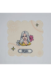 Başak Burcu Tasarım Dijital Baskılı Lazer Kesim Kokteyl Peçetesi