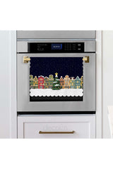 Laser Cut Oven Cover with New Year's Eve Pattern