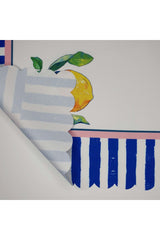 Decorative Edge Lemon Patterned Laser Cut Oven Cover