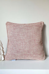 Rose Melange Linen Woven Cushion Cover 43x43cm