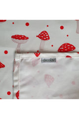 Cute Red Mushroom Patterned Runner
