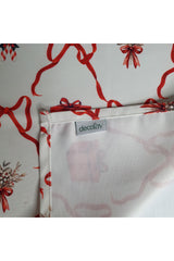 New Year's Concept Bow and Gift Object Patterned Oven Cover