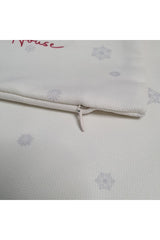 New Year's Eve Houses and Slogan Patterned Cushion Cover