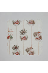 Watercolor Elegant Globe Pattern Digitally Printed Cocktail Napkin