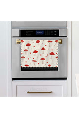 Laser Cut Baking Mat with Sweet Mushrooms and Dots Pattern