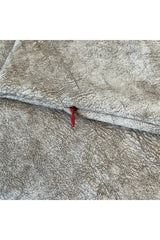 Grey Melange Velvet Cushion Cover Scandinavian Style