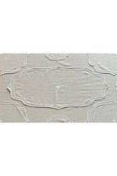 Embroidered Filament Basic Cotton Linen Runner