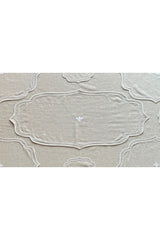 Embroidered Filament Basic Cotton Linen Runner