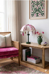 Pink Garden Bohem Çiçek Desenli Pilli LED Aplik – Dekoratif Aydınlatma (Hediyeli Set)