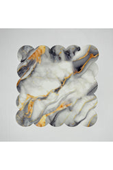 Açık Gri Mermer Desenli Dijital Baskılı Kokteyl Peçetesi