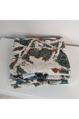 Elegant Boucle Fabric Jacquard Abstract Patterned Cushion Cover