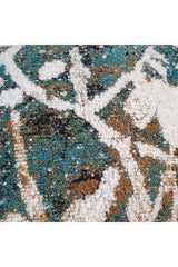 Elegant Boucle Fabric Jacquard Abstract Patterned Cushion Cover