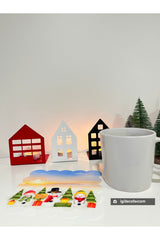 Cute Watercolor Snowmen Christmas Themed Cocktail Napkins