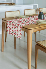 3D Mantar Dijital Baskılı Lazer Kesim Runner - 48x135cm