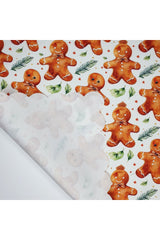 Watercolor Gingerman Patterned Laser Cut Oven Cover
