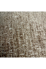 Luxurious Boucle Fabric Ribbed Brown Cushion Cover