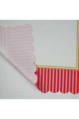 Laser Cut Oven Cover with Decorative Edge and Floral Pattern