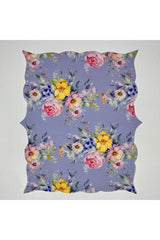 Spring Breeze Patterned Digital Printed Cocktail Napkin Washable Laser Cut