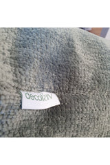 Boucle Velvet Cushion Cover Sport Stitch Sage Green