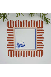 Dekoratif Kenar Bon Appetit Slogan Desenli Yıkanabilir Kumaş Kokteyl Peçetesi 1 Adet - Decofav | Kırlent, Sofra Tekstili, Kumaş