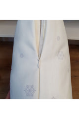 New Year's Eve Houses and Slogan Patterned Cushion Cover