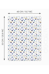 Laser Cut Oven Cover with Abstract Eyes Pattern