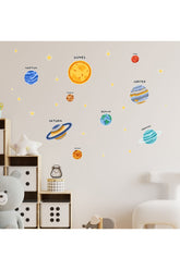 Children's Room Planets and Stars Sticker Set Solar System 27 Pieces