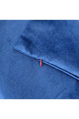 Pastel Gray Thai Feather Velvet Cushion Cover